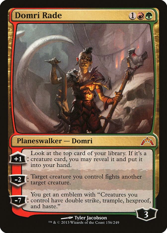 Domri Rade 156 card from Gatecrash