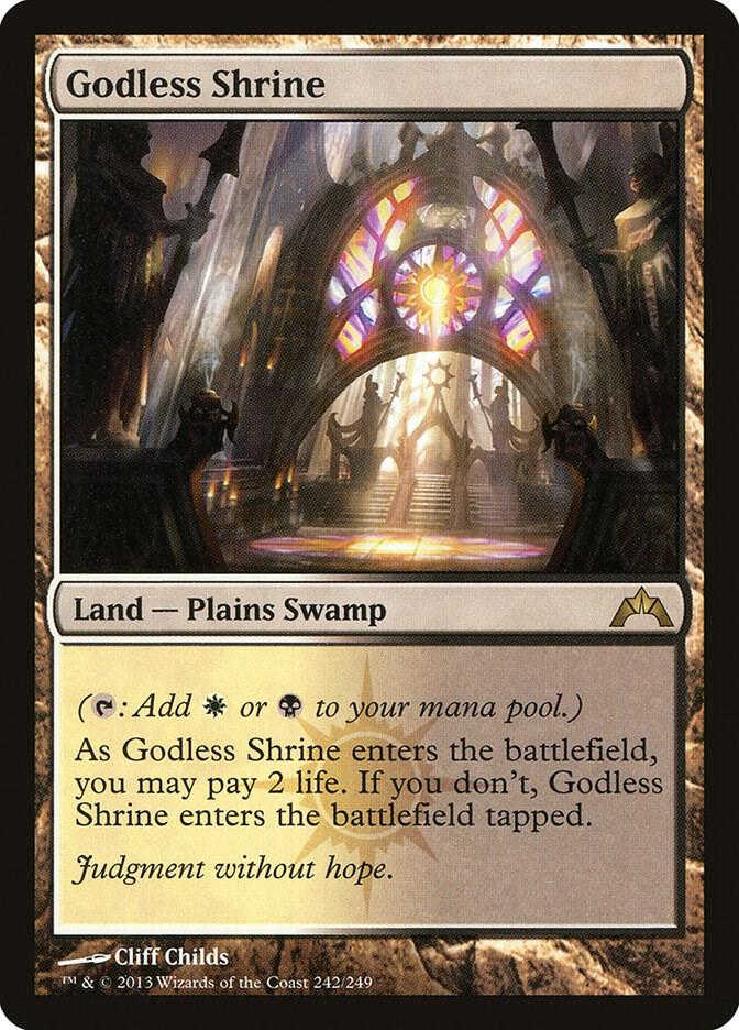 Godless Shrine 242 card from Gatecrash