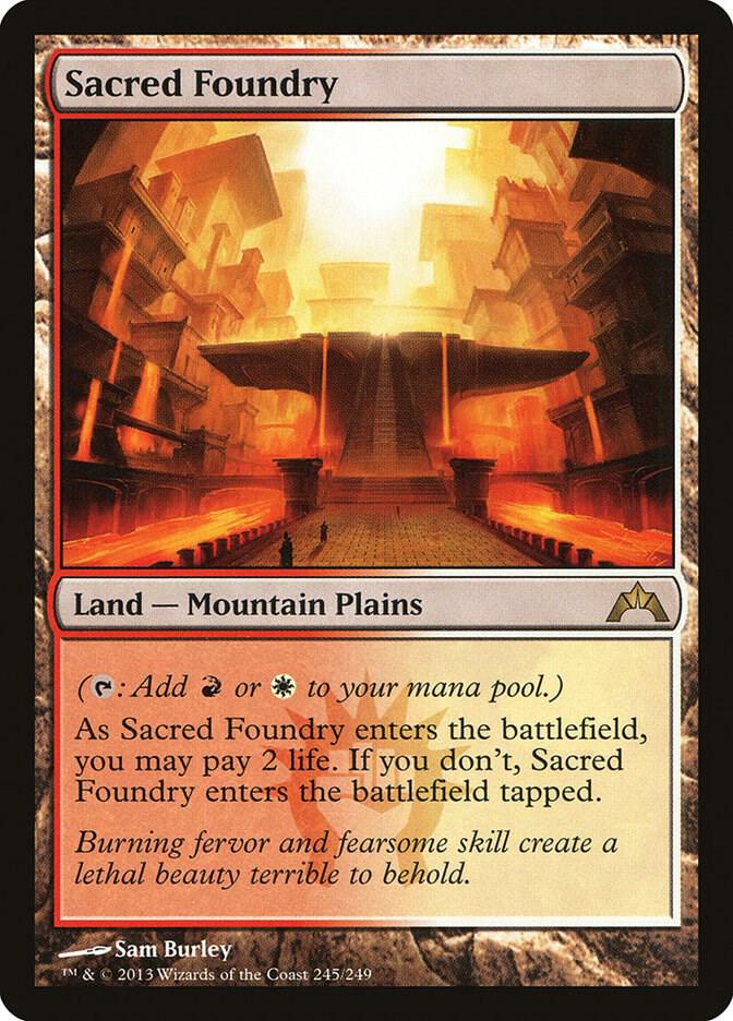 Sacred Foundry 245 card from Gatecrash