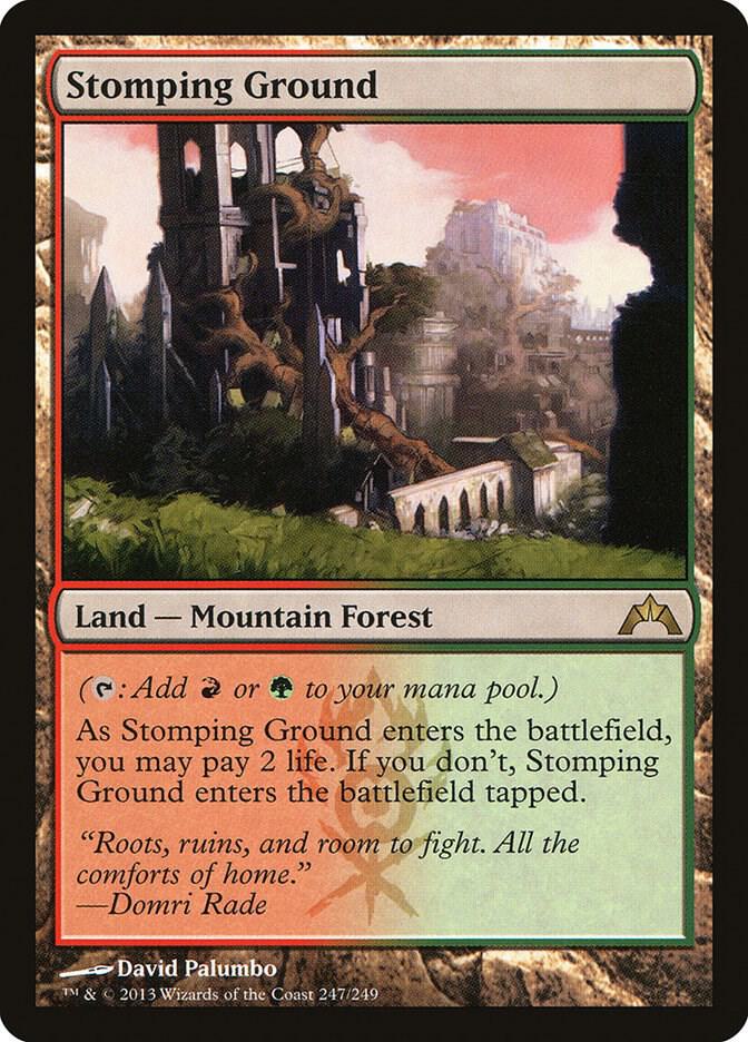 Stomping Ground 247 card from Gatecrash