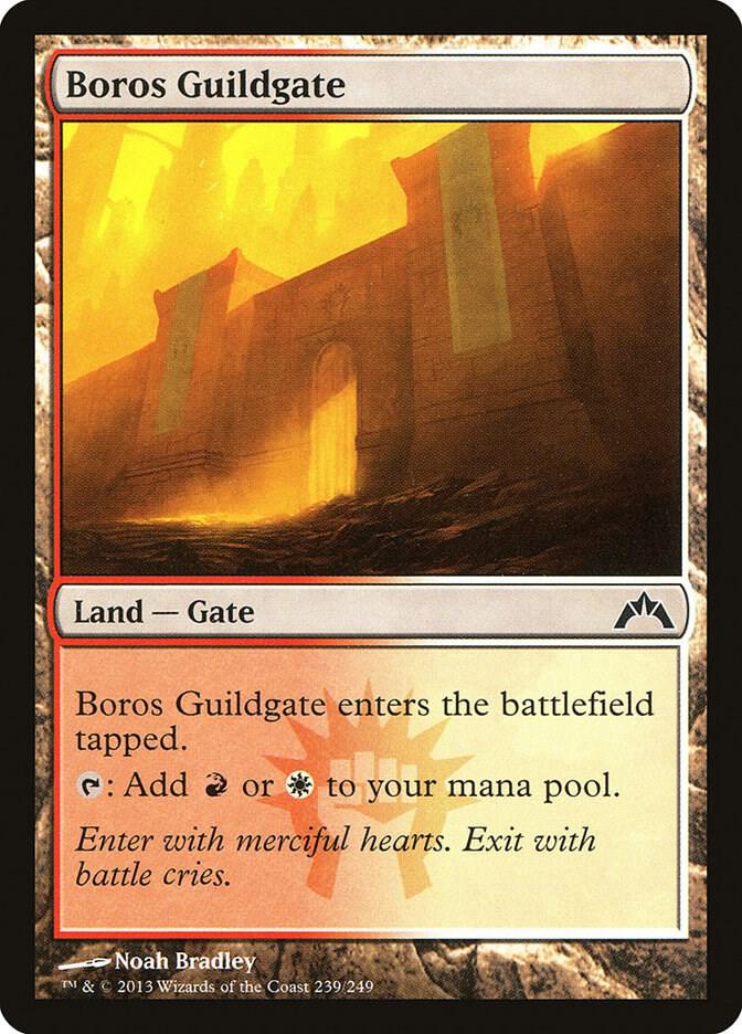 Boros Guildgate 239 card from Gatecrash
