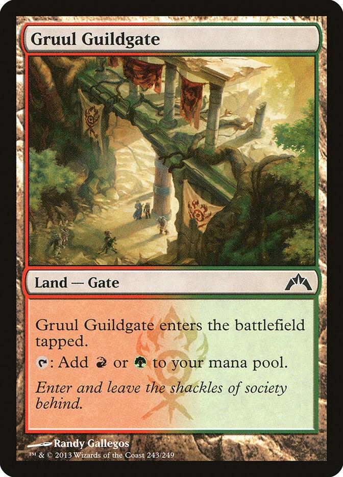 Gruul Guildgate 243 card from Gatecrash