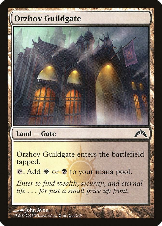 Orzhov Guildgate 244 card from Gatecrash