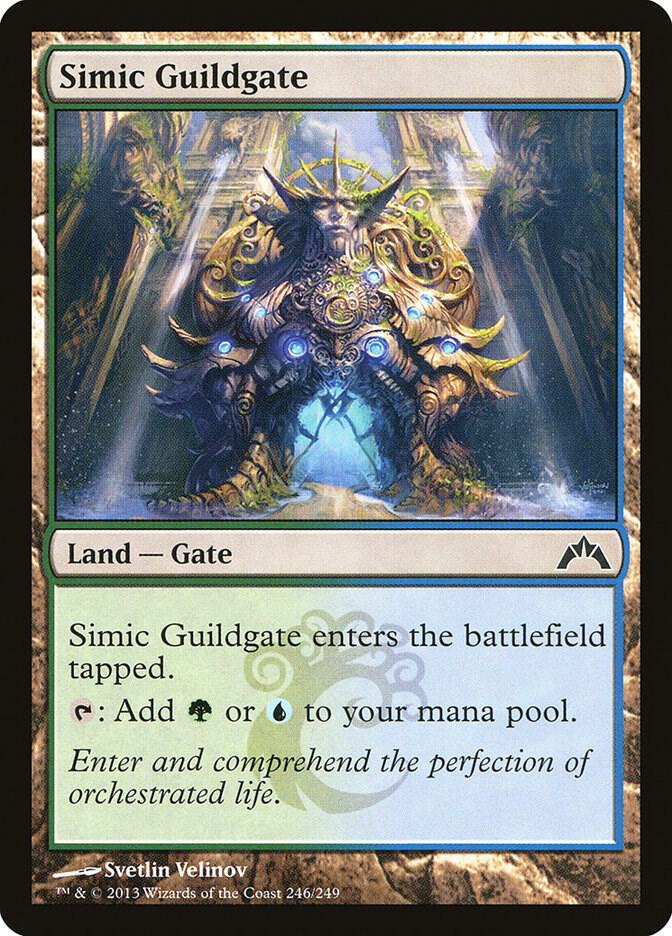 Simic Guildgate 246 card from Gatecrash