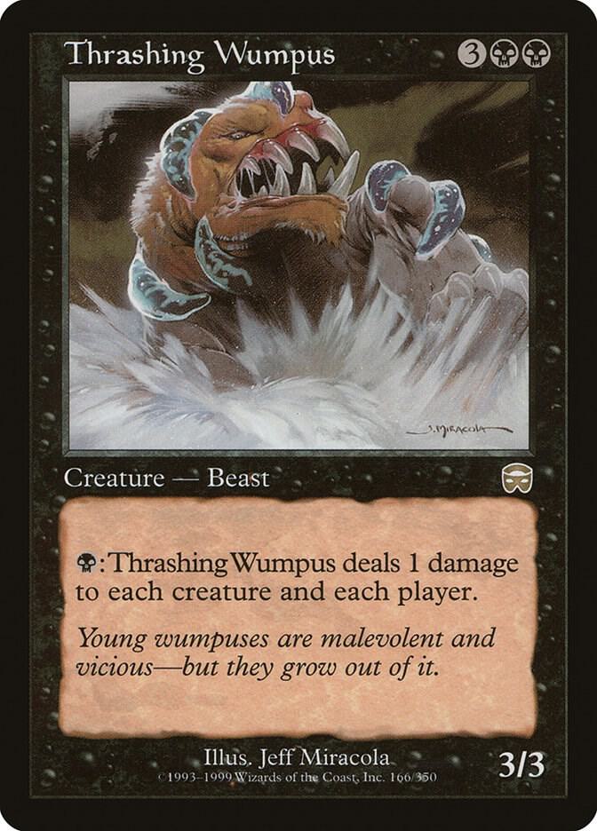 Thrashing Wumpus 166 card from Mercadian Masques