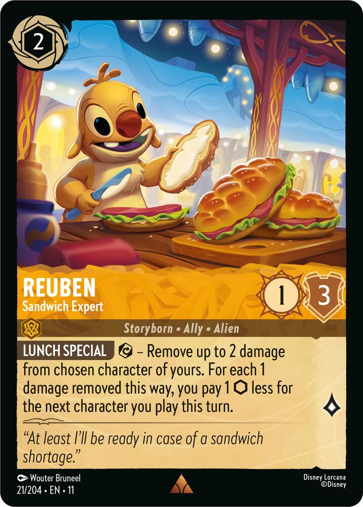 Reuben - Sandwich Expert 21/204 card from Winterspell