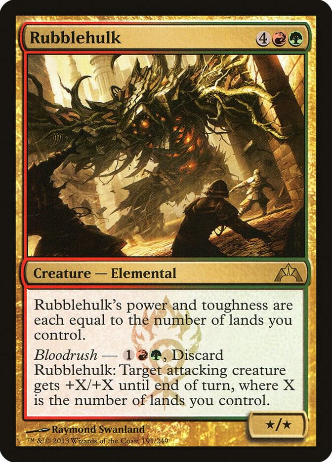 Rubblehulk 191 card from Gatecrash