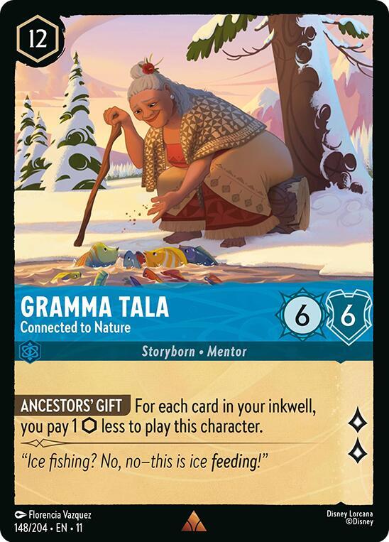 Gramma Tala - Connected to Nature 148/204 card from Winterspell