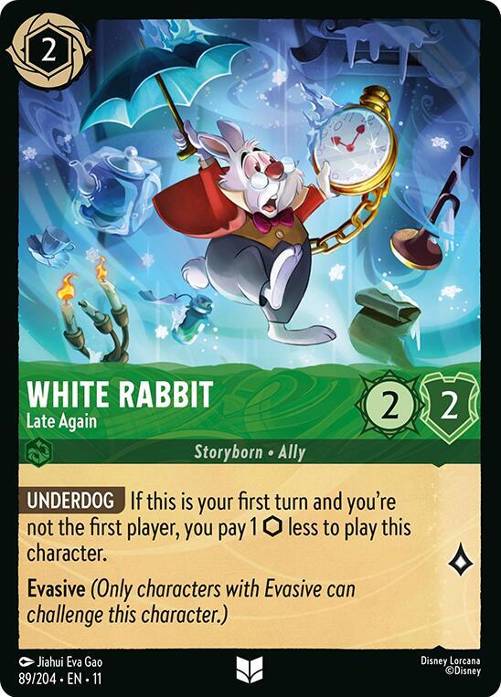 White Rabbit - Late Again 89/204 card from Winterspell