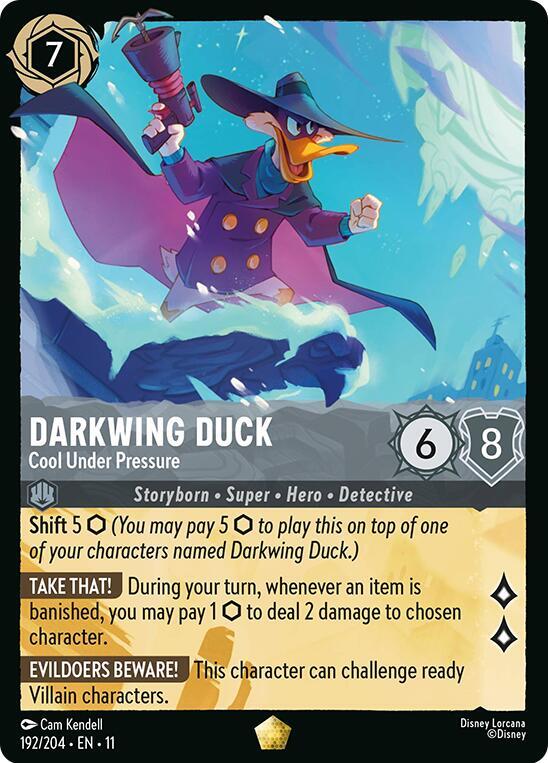 Darkwing Duck - Cool Under Pressure 192/204 card from Winterspell