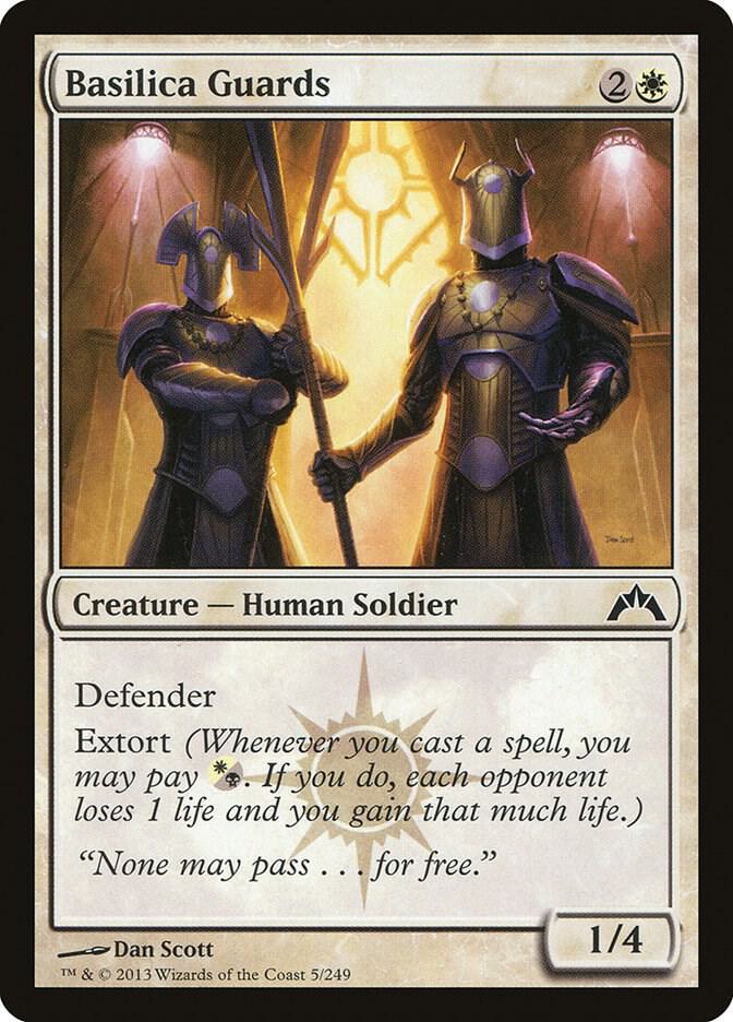 Basilica Guards 5 card from Gatecrash