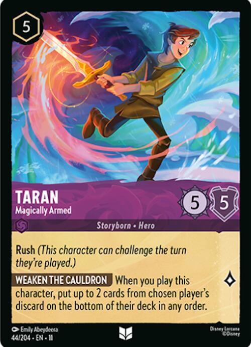Taran - Magically Armed 44/204 card from Winterspell