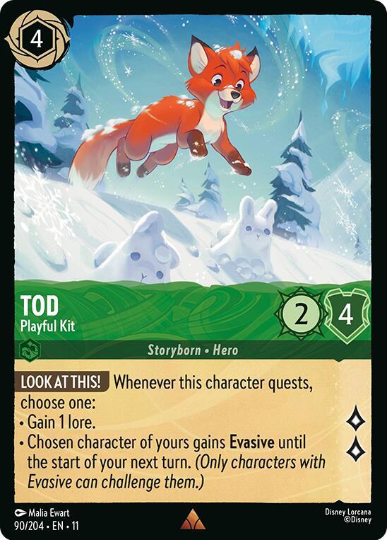 Tod - Playful Kit 90/204 card from Winterspell