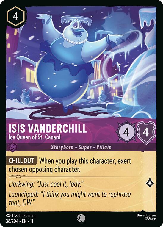 Isis Vanderchill - Ice Queen of St. Canard 38/204 card from Winterspell