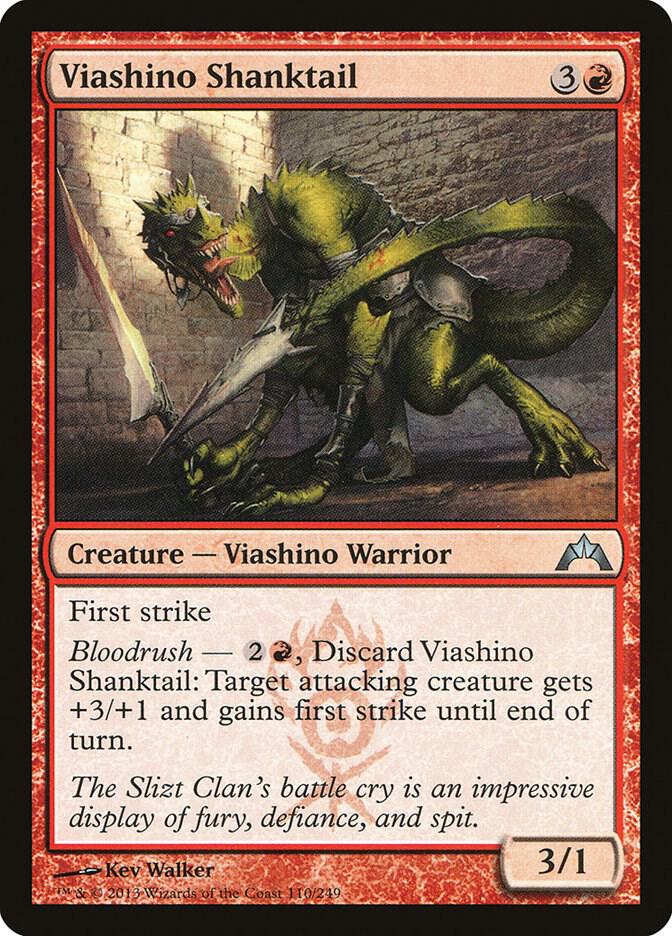 Viashino Shanktail 110 card from Gatecrash
