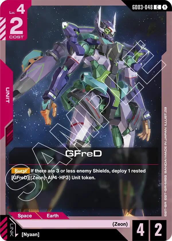 GFreD GD03-048 card from Steel Requiem