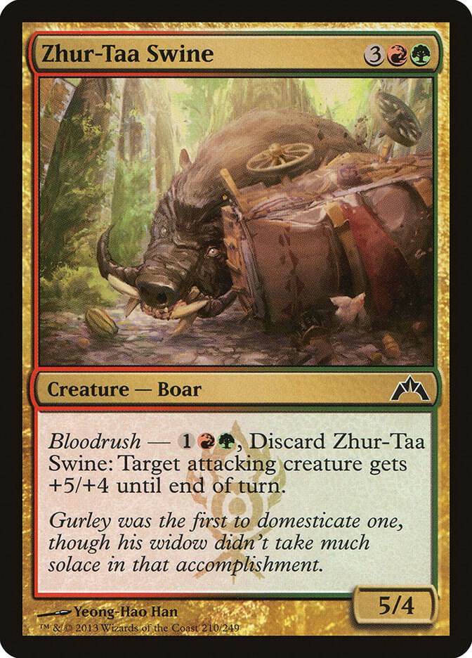 Zhur-Taa Swine 210 card from Gatecrash