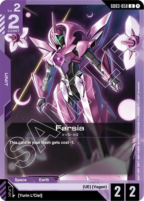 Farsia GD03-058 card from Steel Requiem
