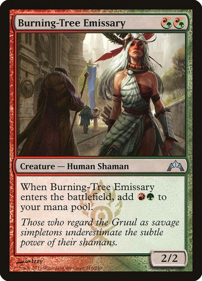Burning-Tree Emissary 216 card from Gatecrash