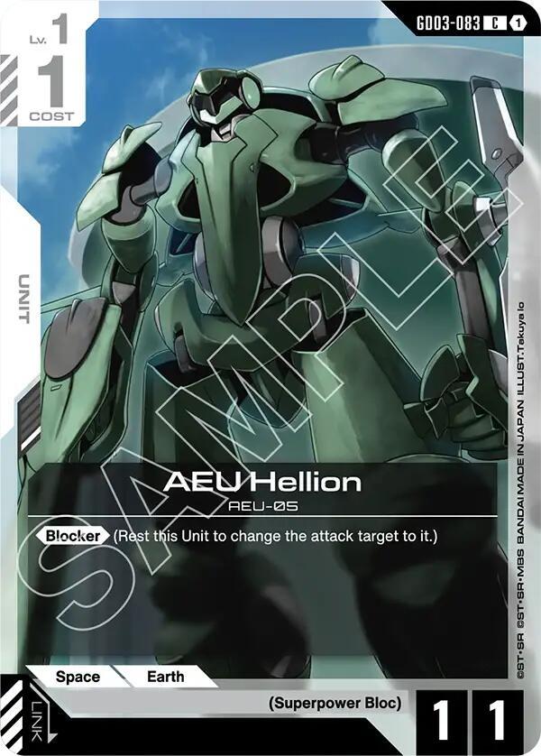 AEU Hellion GD03-083 card from Steel Requiem