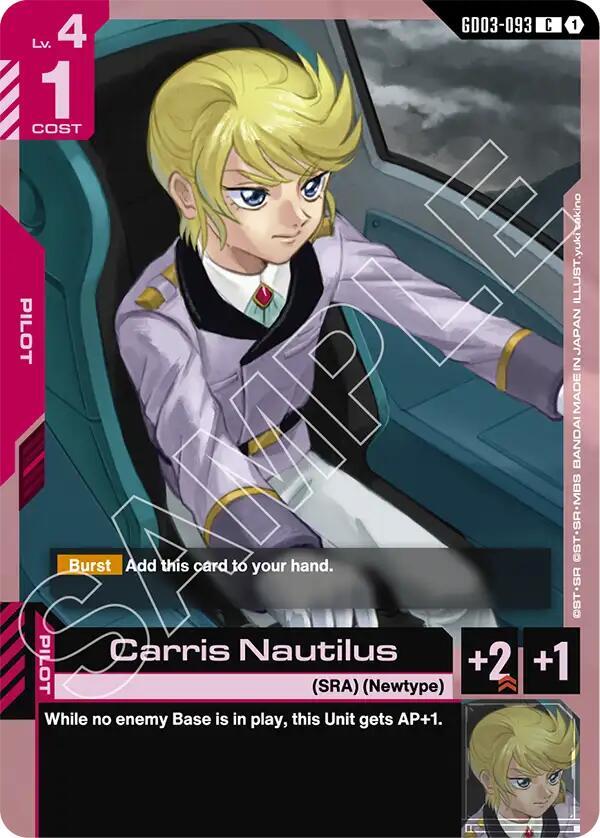 Carris Nautilus GD03-093 card from Steel Requiem