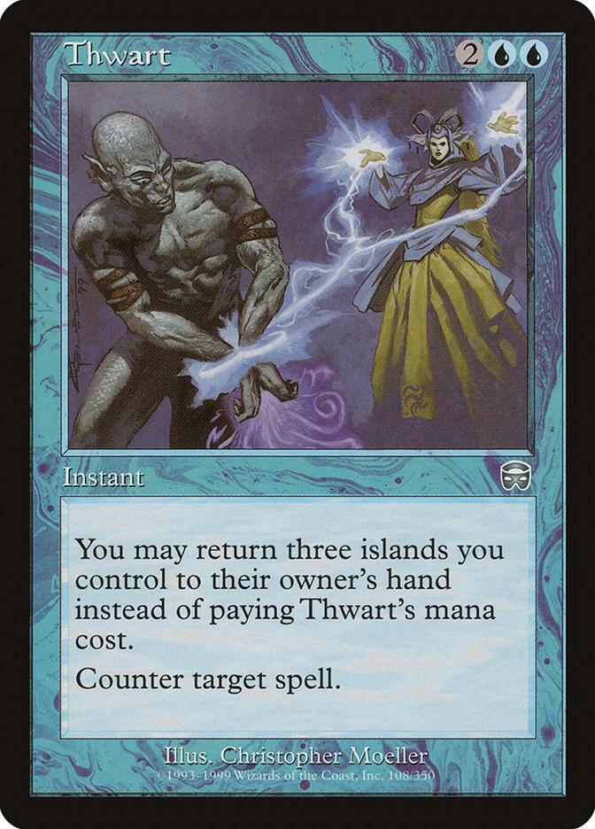 Thwart 108 card from Mercadian Masques