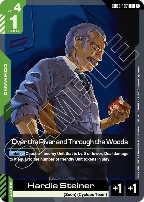 Over the River and Through the Woods GD03-107 card from Steel Requiem