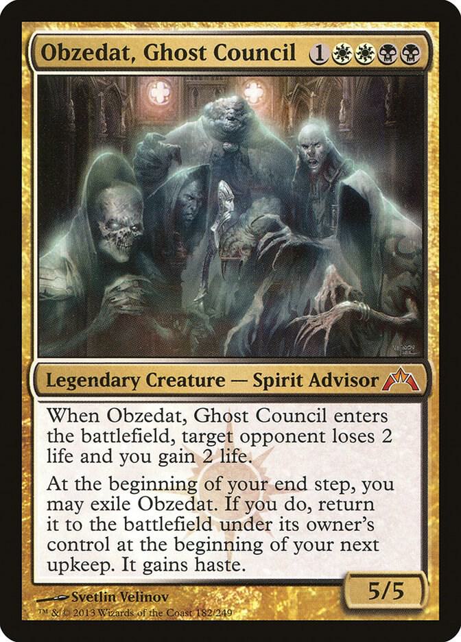 Obzedat, Ghost Council 182 card from Gatecrash