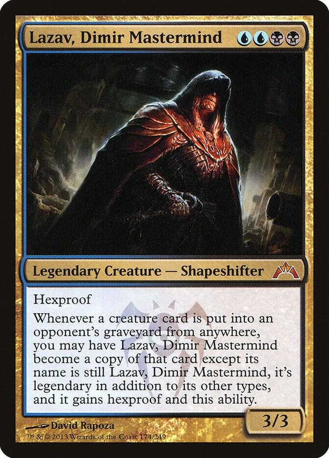 Lazav, Dimir Mastermind 174 card from Gatecrash