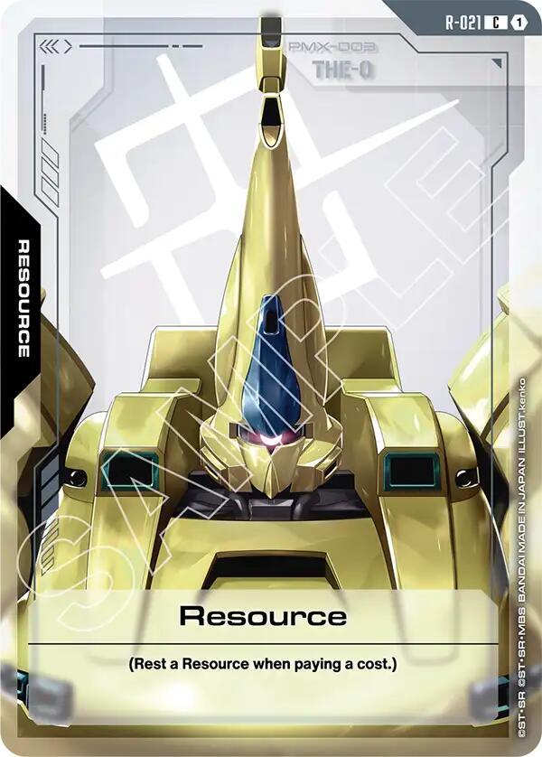 Resource R-021 card from Steel Requiem
