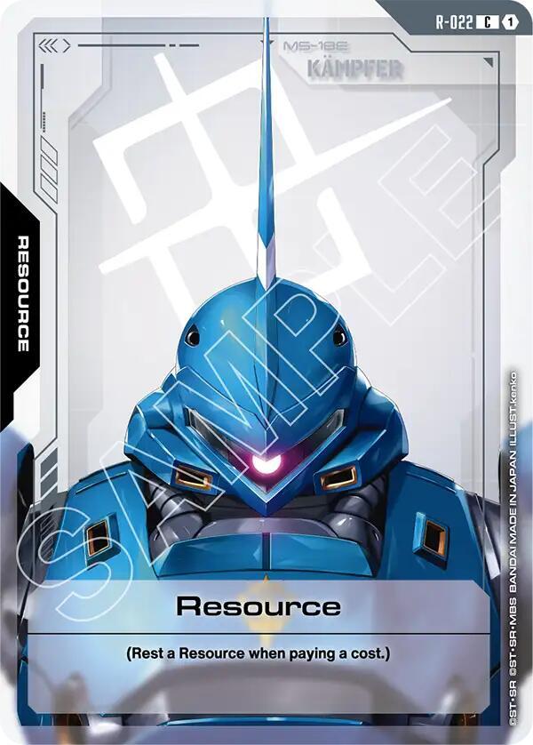 Resource R-022 card from Steel Requiem