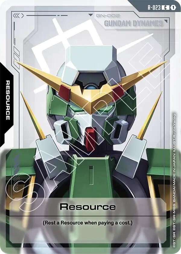 Resource R-023 card from Steel Requiem