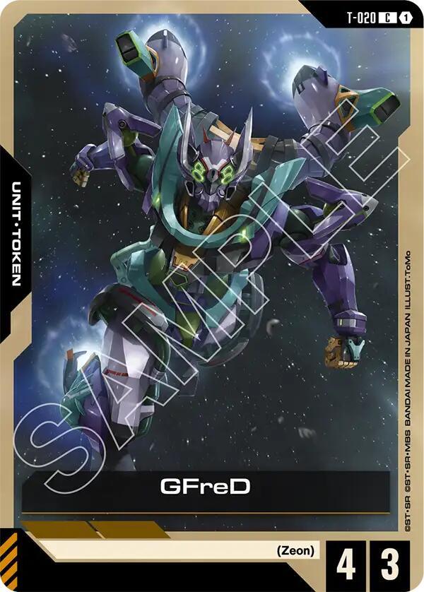 GFreD T-020 card from Steel Requiem