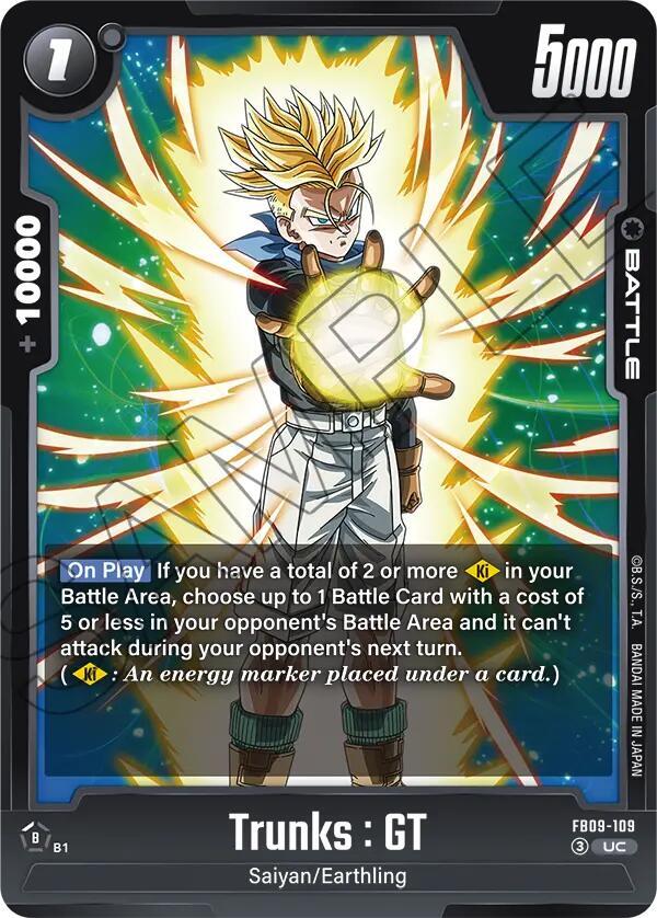 Trunks : GT FB09-109 card from Dual Evolution