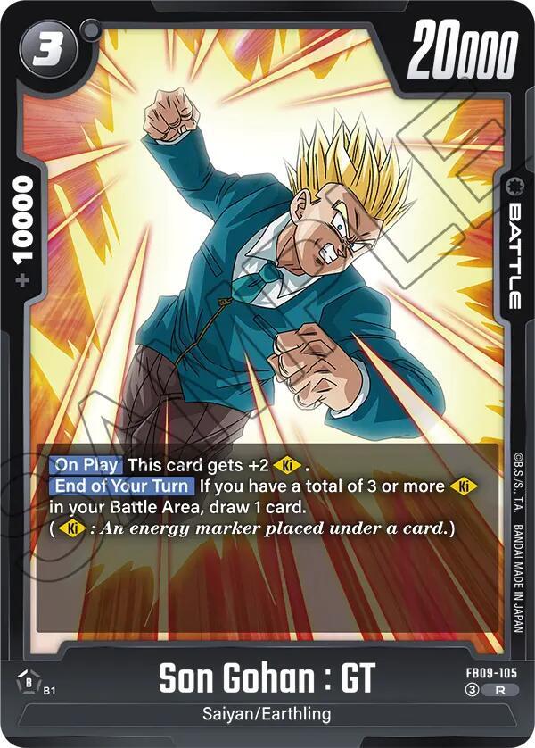 Son Gohan : GT FB09-105 card from Dual Evolution