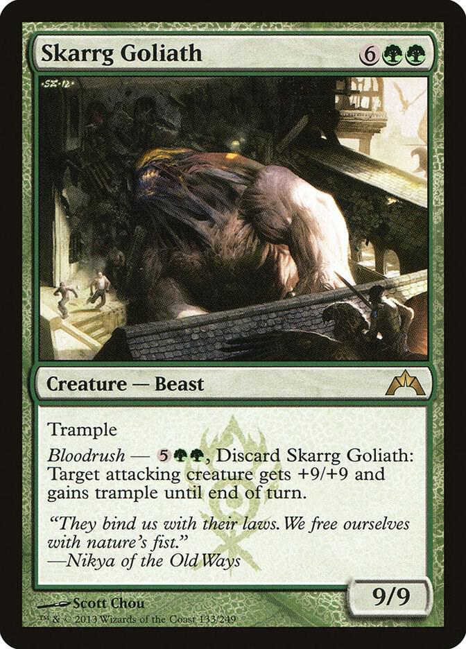 Skarrg Goliath 133 card from Gatecrash