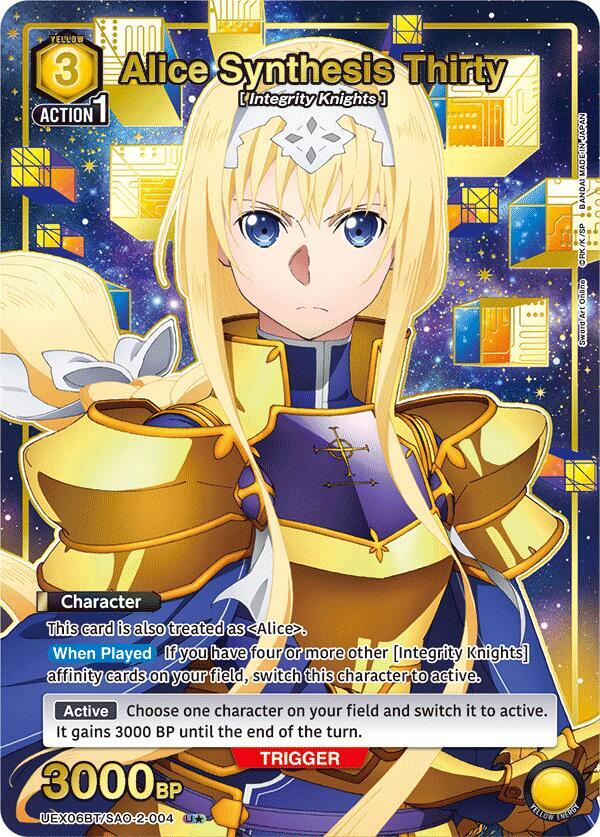 Alice Synthesis Thirty (U*) UEX06BT/SAO-2-004 card from UEX06BT: Sword Art Online Vol.2