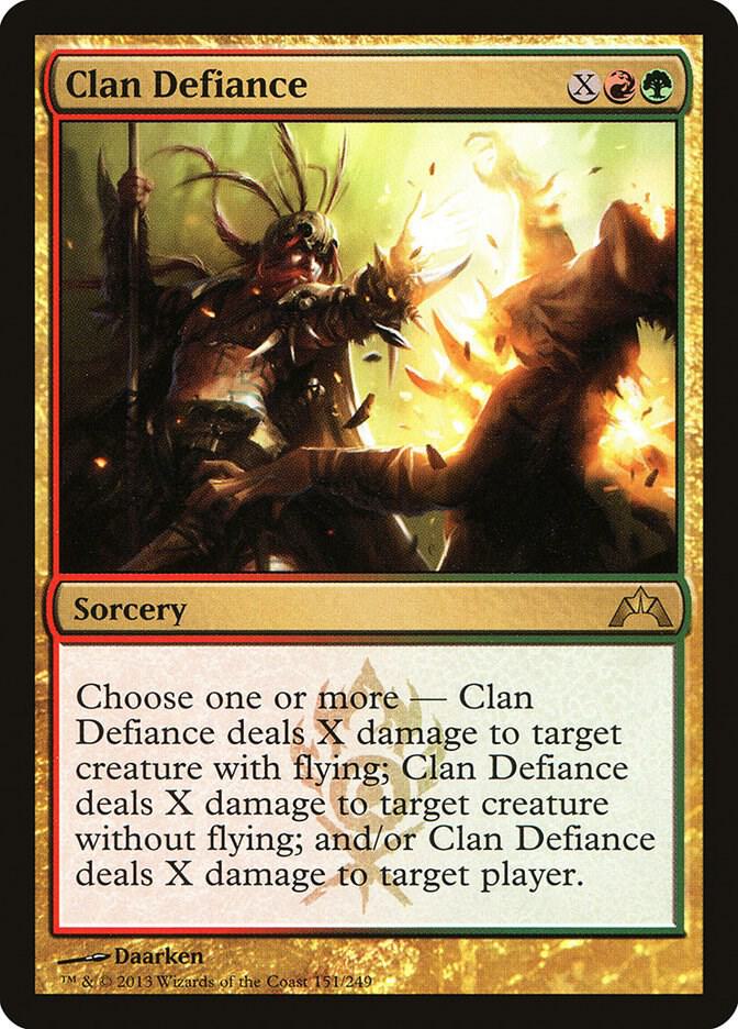 Clan Defiance 151 card from Gatecrash