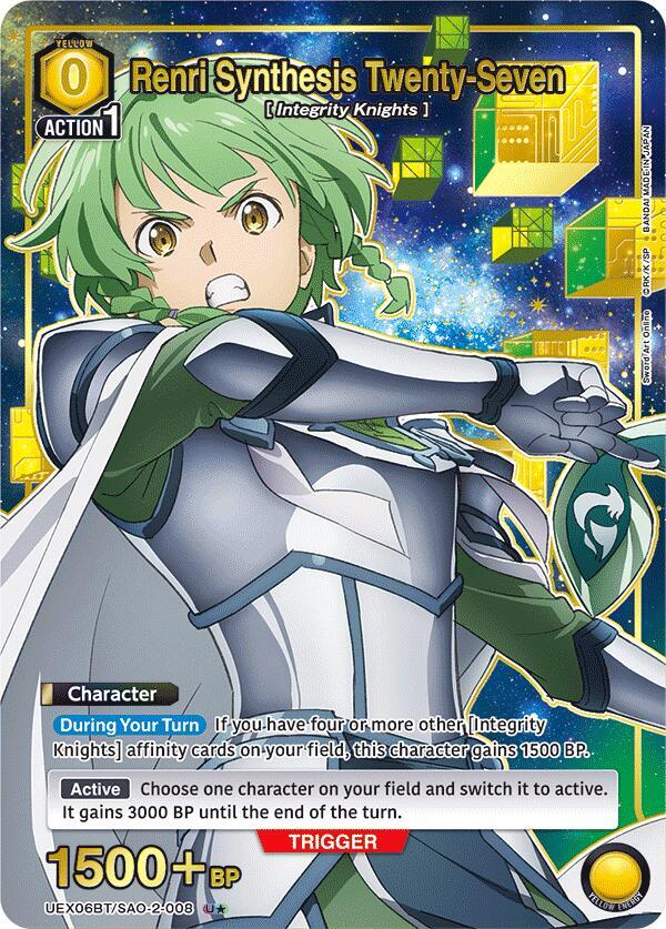 Renri Synthesis Twenty-Seven (U*) UEX06BT/SAO-2-008 card from UEX06BT: Sword Art Online Vol.2