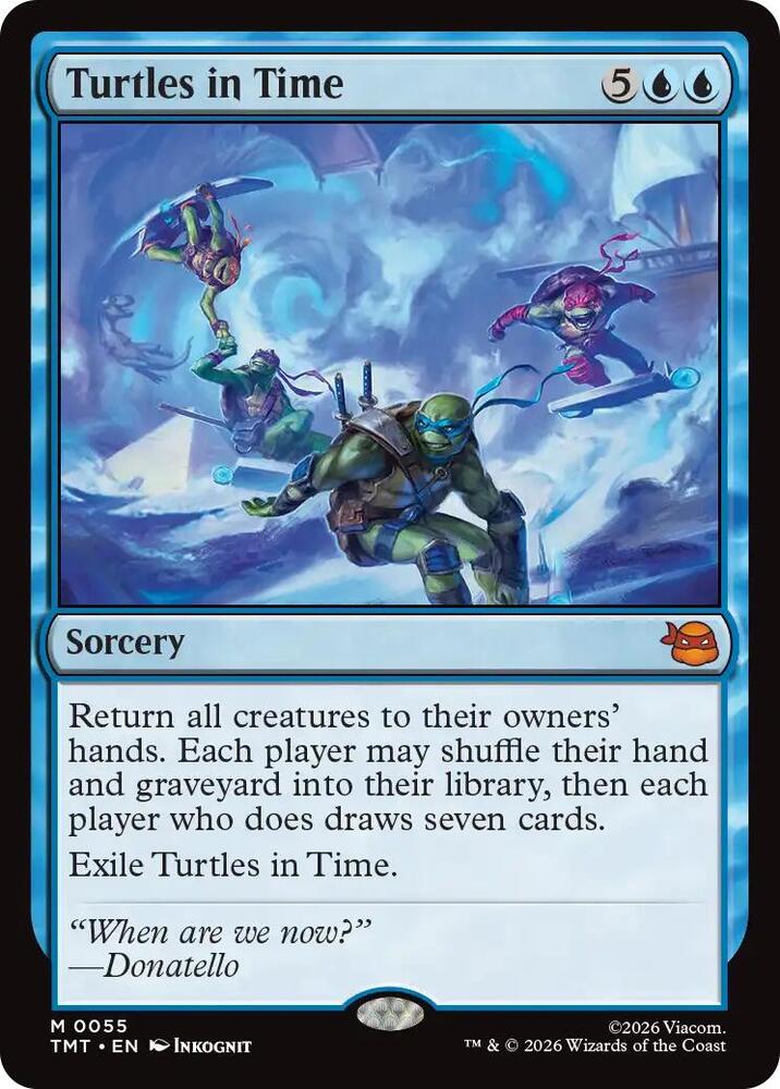 Turtles in Time 55 card from Teenage Mutant Ninja Turtles