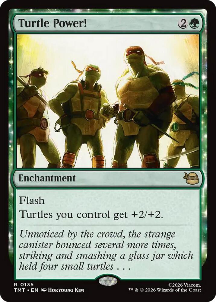 Turtle Power! 135 card from Teenage Mutant Ninja Turtles