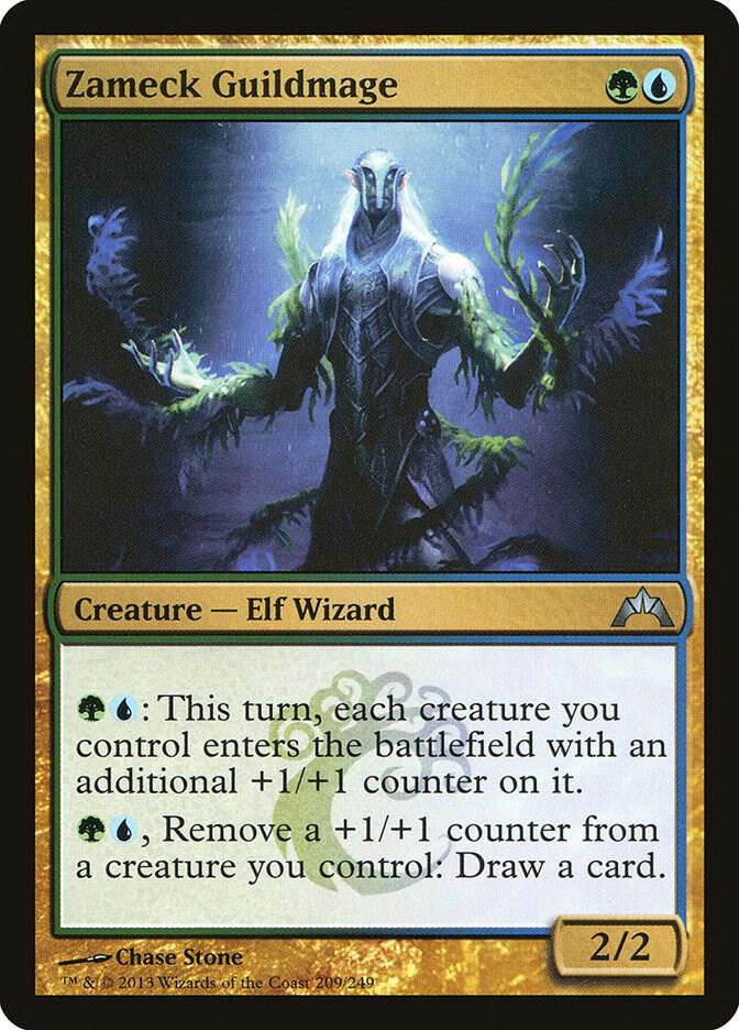 Zameck Guildmage 209 card from Gatecrash