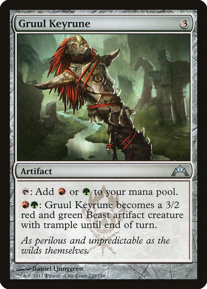 Gruul Keyrune 230 card from Gatecrash