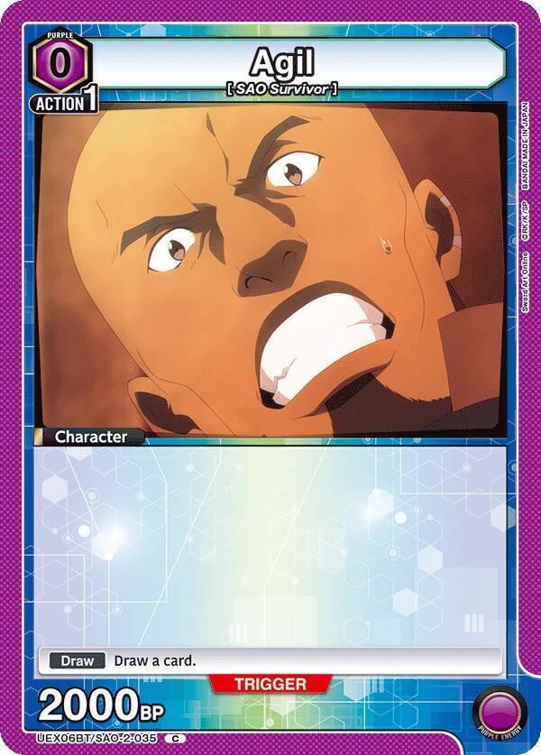 Agil UEX06BT/SAO-2-035 card from UEX06BT: Sword Art Online Vol.2