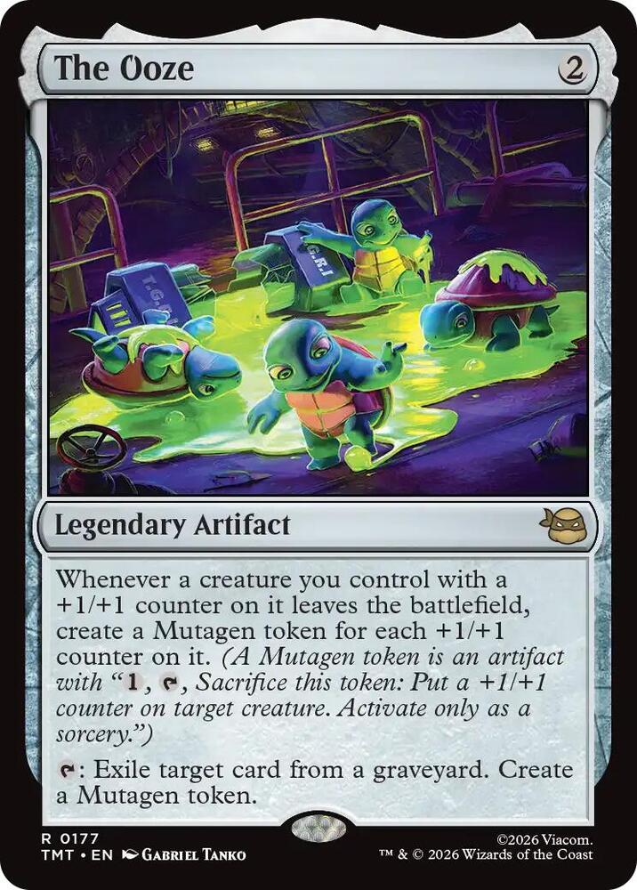 The Ooze 177 card from Teenage Mutant Ninja Turtles