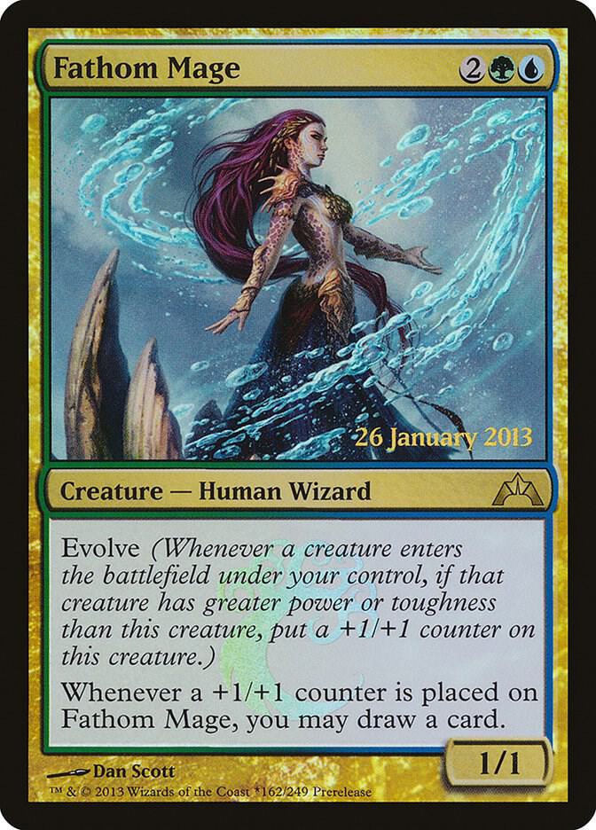 Fathom Mage 162 card from Prerelease Cards