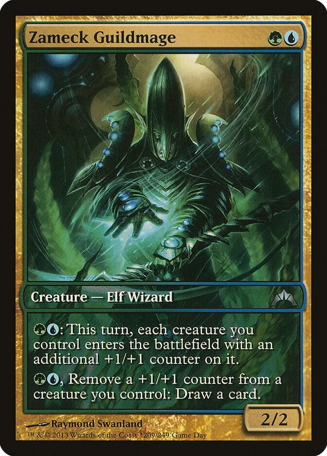 Zameck Guildmage 209 card from Game Day & Store Championship Promos