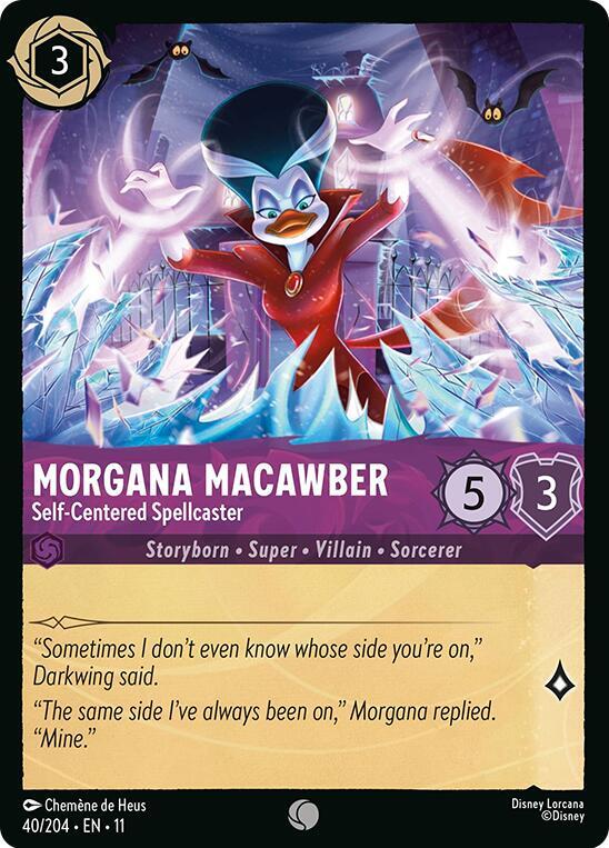 Morgana Macawber - Self-Centered Spellcaster 40/204 card from Winterspell