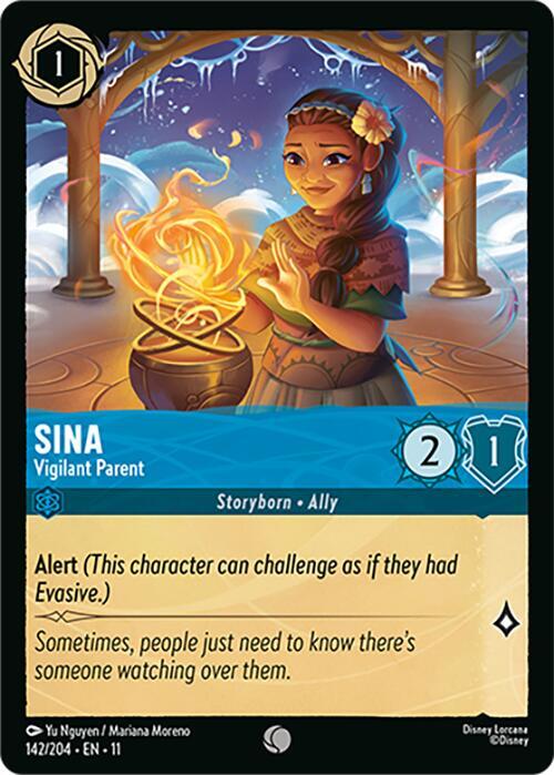 Sina - Vigilant Parent 142/204 card from Winterspell