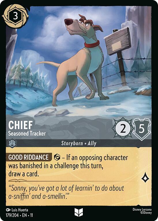 Chief - Seasoned Tracker 179/204 card from Winterspell